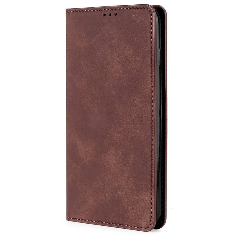 Folio Cover Google Pixel 6 Custodia in pelle Tocco Di Pelle