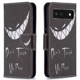 Folio Cover Google Pixel 6 Telefono Del Diavolo