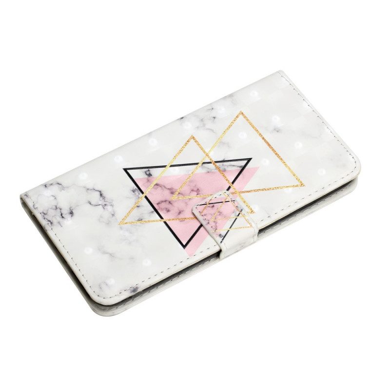 Folio Cover Google Pixel 6 Triangolo Di Paillettes