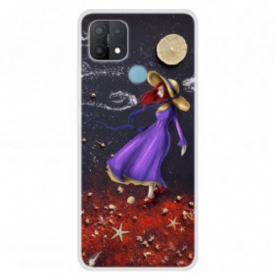 Cover Oppo A15 Donna Al Mare