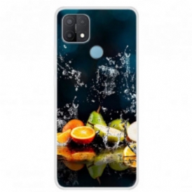 Cover Oppo A15 Spruzzata Di Agrumi