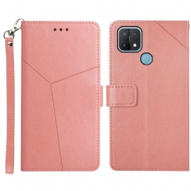 Custodia A Portafoglio Oppo A15 Stile Pelle Geo Y Design