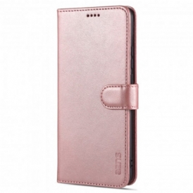 Custodia in pelle Oppo A15 Azns Effetto Pelle