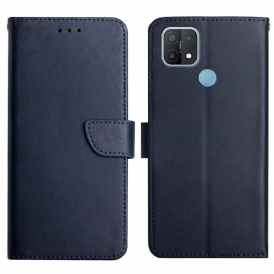 Custodia in pelle Oppo A15 Vera Pelle Nappa