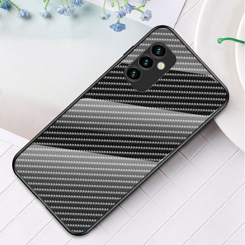 Cover Samsung Galaxy M23 5G Vetro Temperato In Fibra Di Carbonio