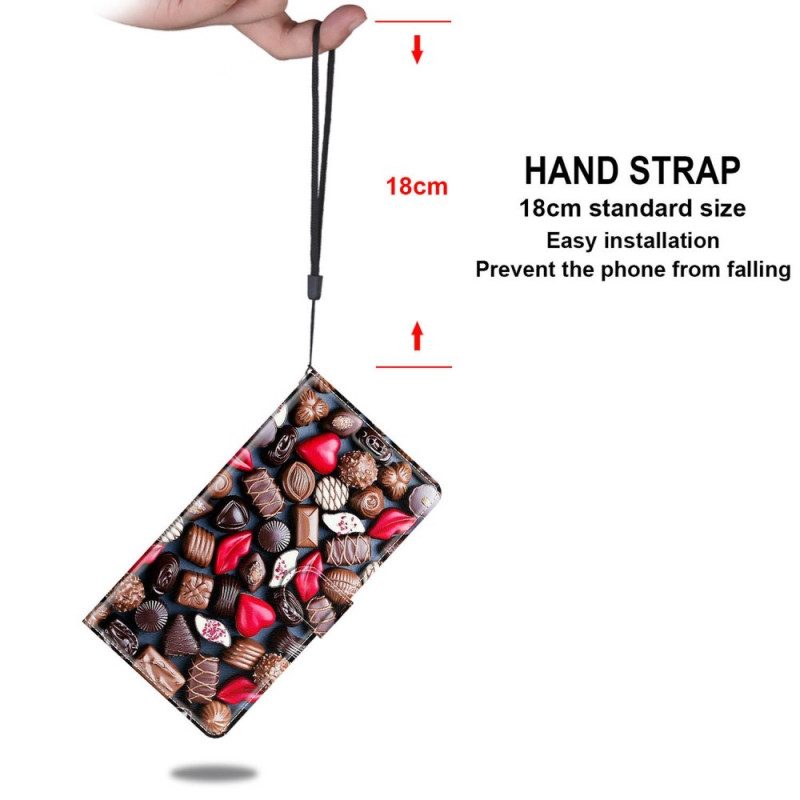 Custodia A Portafoglio Samsung Galaxy M23 5G Cioccolatini