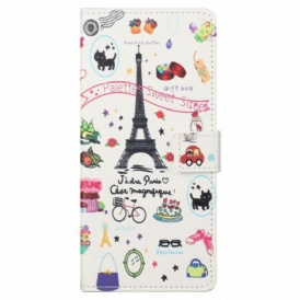 Custodia in pelle Samsung Galaxy M23 5G Amo Parigi