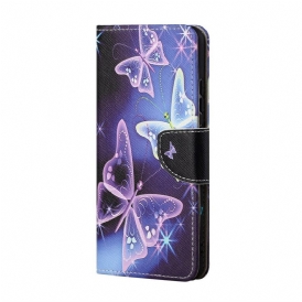 Custodia in pelle Samsung Galaxy M23 5G Farfalla