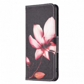 Custodia in pelle Samsung Galaxy M23 5G Fiore Rosa