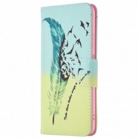 Custodia in pelle Samsung Galaxy M23 5G Impara A Volare