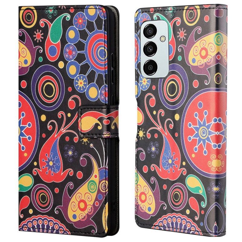 Custodia in pelle Samsung Galaxy M23 5G Modello Galassia