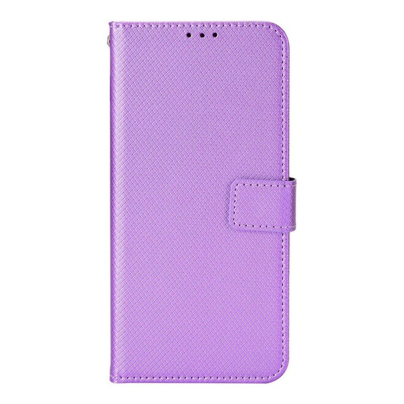 Custodia in pelle Samsung Galaxy M23 5G Modello Strutturato Con Cinturino