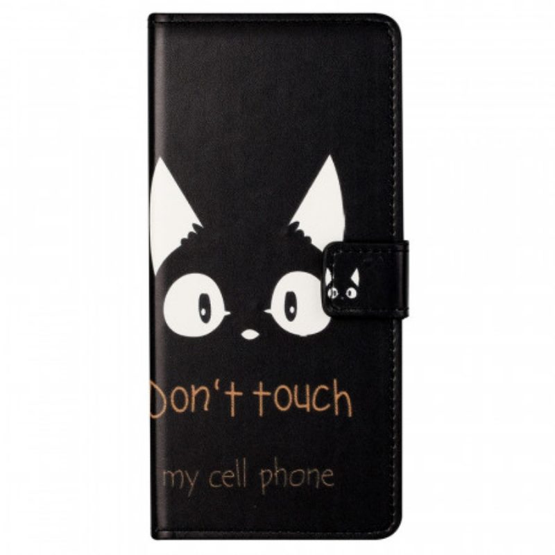 Custodia in pelle Samsung Galaxy M23 5G Non Toccare Il Mio Cellulare