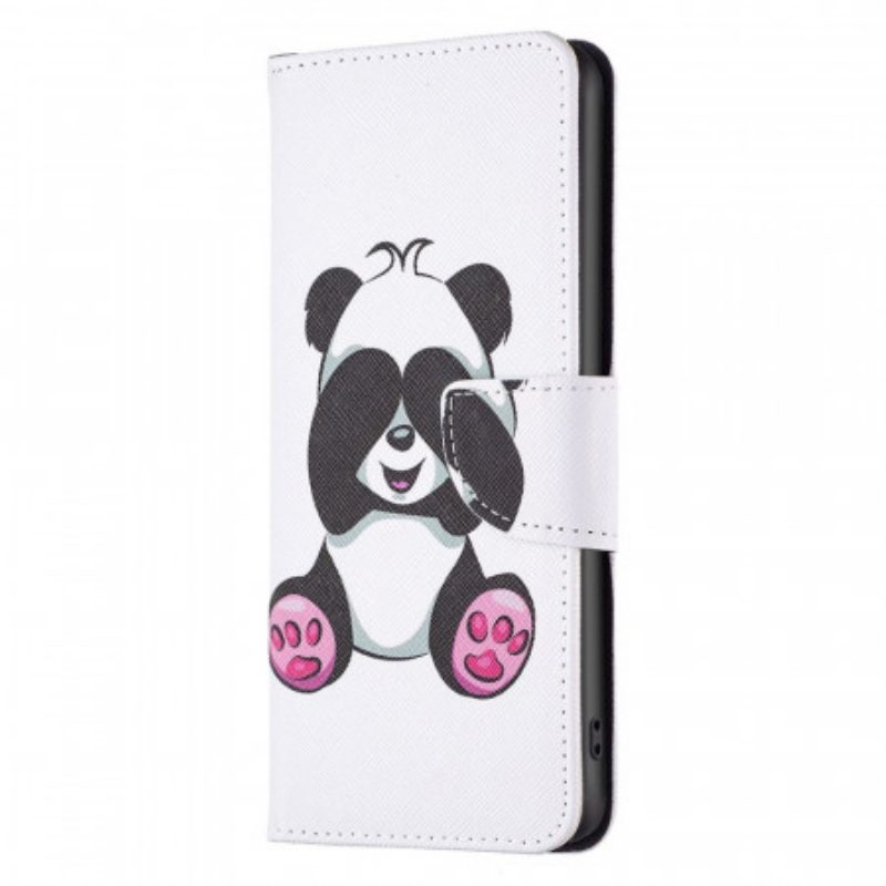 Custodia in pelle Samsung Galaxy M23 5G Panda