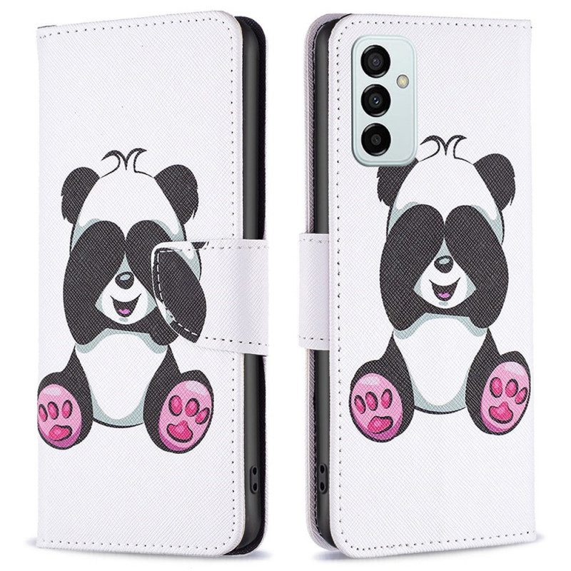 Custodia in pelle Samsung Galaxy M23 5G Panda