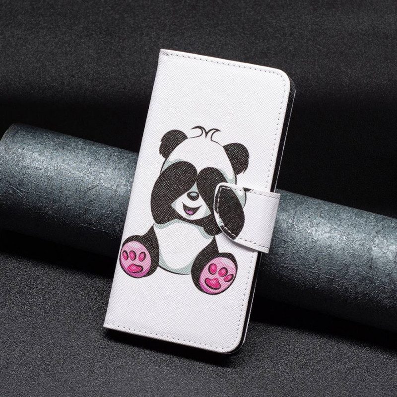 Custodia in pelle Samsung Galaxy M23 5G Panda