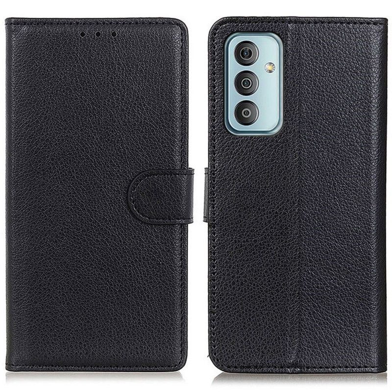 Custodia in pelle Samsung Galaxy M23 5G Stile Tradizionale In Pelle