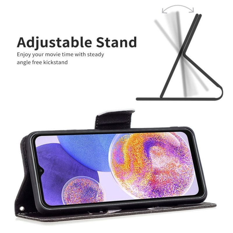 Custodia in pelle Samsung Galaxy M23 5G Telefono Malvagio