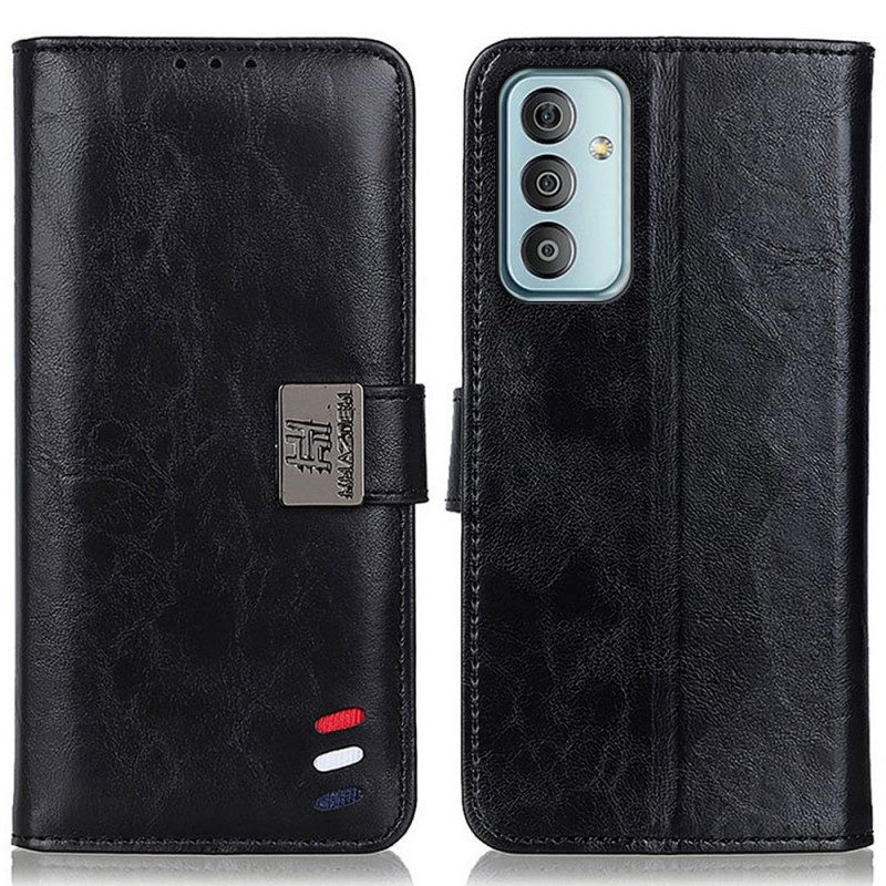 Custodia in pelle Samsung Galaxy M23 5G Tricolore