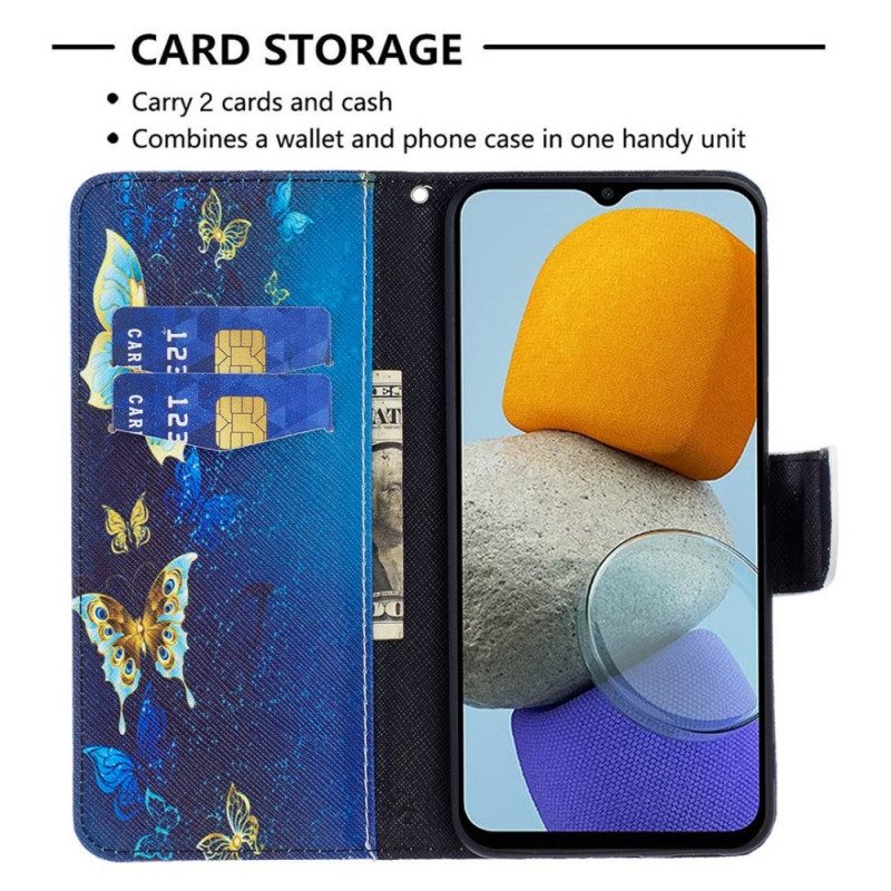 Folio Cover Samsung Galaxy M23 5G Belle Farfalle