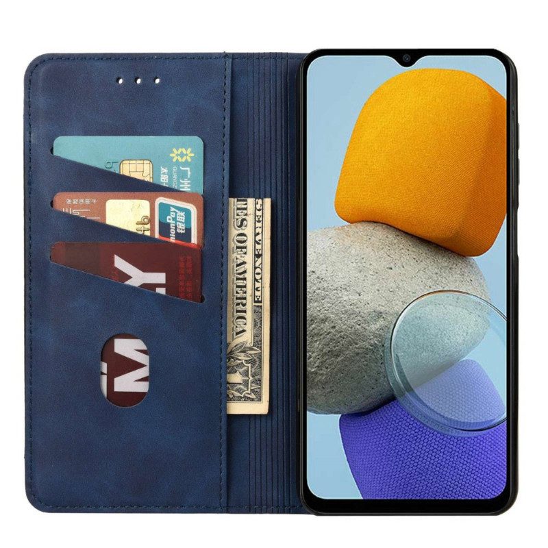 Folio Cover Samsung Galaxy M23 5G Custodia in pelle Firma Bicolore