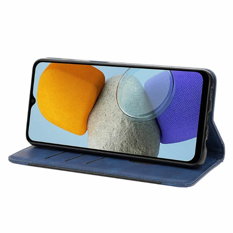 Folio Cover Samsung Galaxy M23 5G Custodia in pelle Firma Bicolore