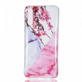 Cover Samsung Galaxy A70 Fiore Di Susino Marmorizzato