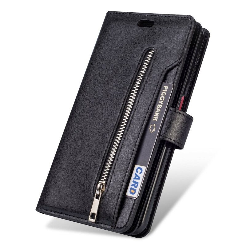 Custodia in pelle Samsung Galaxy A70 Borsa Con Cordino