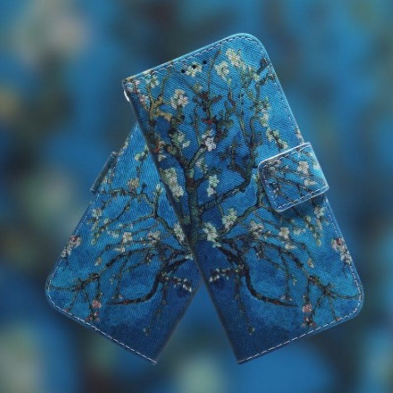 Custodia in pelle Samsung Galaxy A70 Ramo Di Un Albero In Fiore