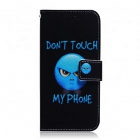 Custodia in pelle Samsung Galaxy A70 Telefono Emoji