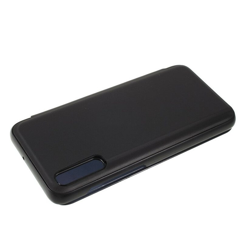 Custodia Samsung Galaxy A70 Specchio Ed Effetto Pelle