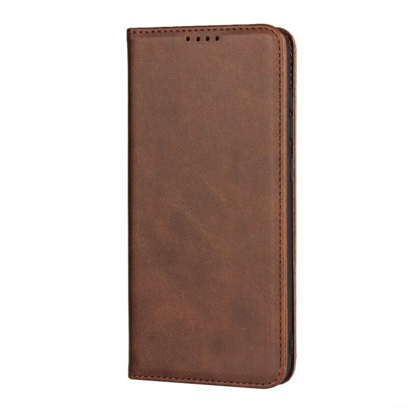 Folio Cover Samsung Galaxy A70 Custodia in pelle Stile Pelle Sobrietà