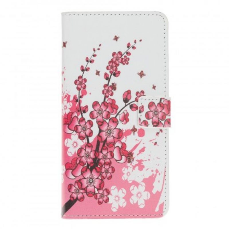 Folio Cover Samsung Galaxy A70 Fiori Tropicali
