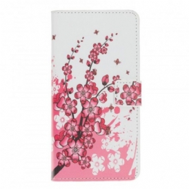 Folio Cover Samsung Galaxy A70 Fiori Tropicali