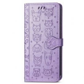 Custodia in pelle Xiaomi 12T / 12T Pro Animali Perizoma