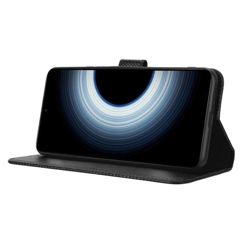 Custodia in pelle Xiaomi 12T / 12T Pro Cinturino In Ecopelle
