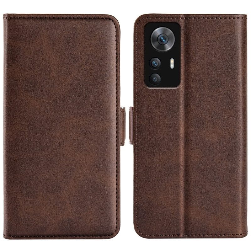 Custodia in pelle Xiaomi 12T / 12T Pro Doppia Chiusura
