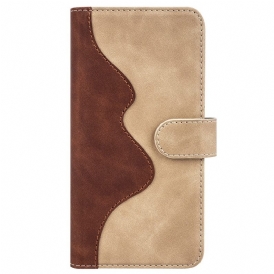 Custodia in pelle Xiaomi 12T / 12T Pro Elegante Bicolore