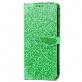 Custodia in pelle Xiaomi 12T / 12T Pro Foglie Tribali