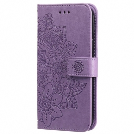 Custodia in pelle Xiaomi 12T / 12T Pro Mandala Strappy
