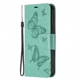 Custodia in pelle Xiaomi 12T / 12T Pro Perizoma Farfalle