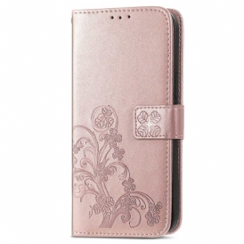 Custodia in pelle Xiaomi 12T / 12T Pro Piccoli Fiori A Tracolla