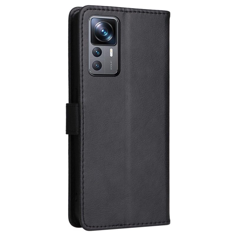 Folio Cover Xiaomi 12T / 12T Pro Cordino In Tinta Unita