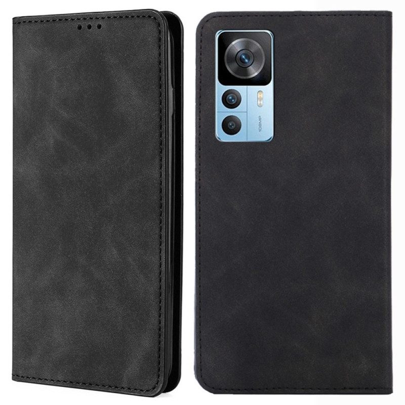 Folio Cover Xiaomi 12T / 12T Pro Custodia in pelle Effetto Pelle