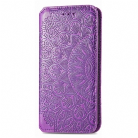 Folio Cover Xiaomi 12T / 12T Pro Custodia in pelle Foglie Tribali