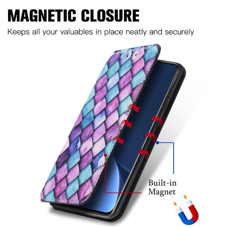 Folio Cover Xiaomi 12T / 12T Pro Custodia in pelle Progettazione Caseneo Rfid