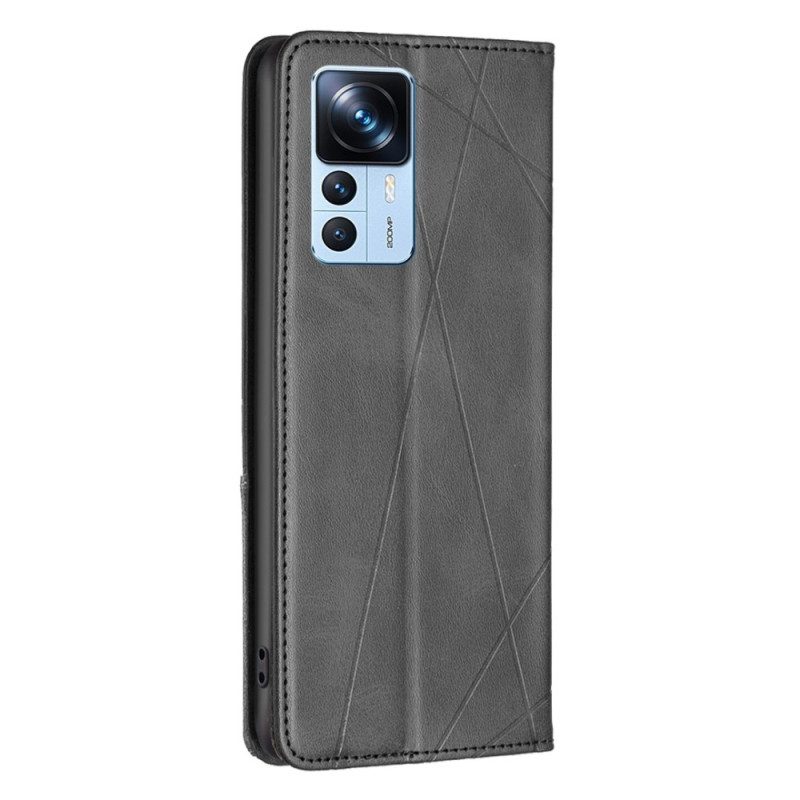 Folio Cover Xiaomi 12T / 12T Pro Custodia in pelle Stile D'artista