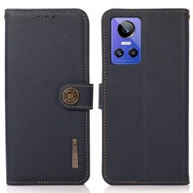 Custodia in pelle Realme GT Neo 3 Khazneh Vera Pelle