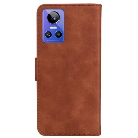 Custodia in pelle Realme GT Neo 3 Motivo A Farfalla