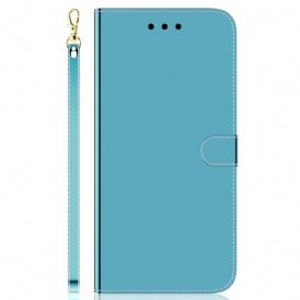 Custodia in pelle Realme GT Neo 3 Specchio Cinturino